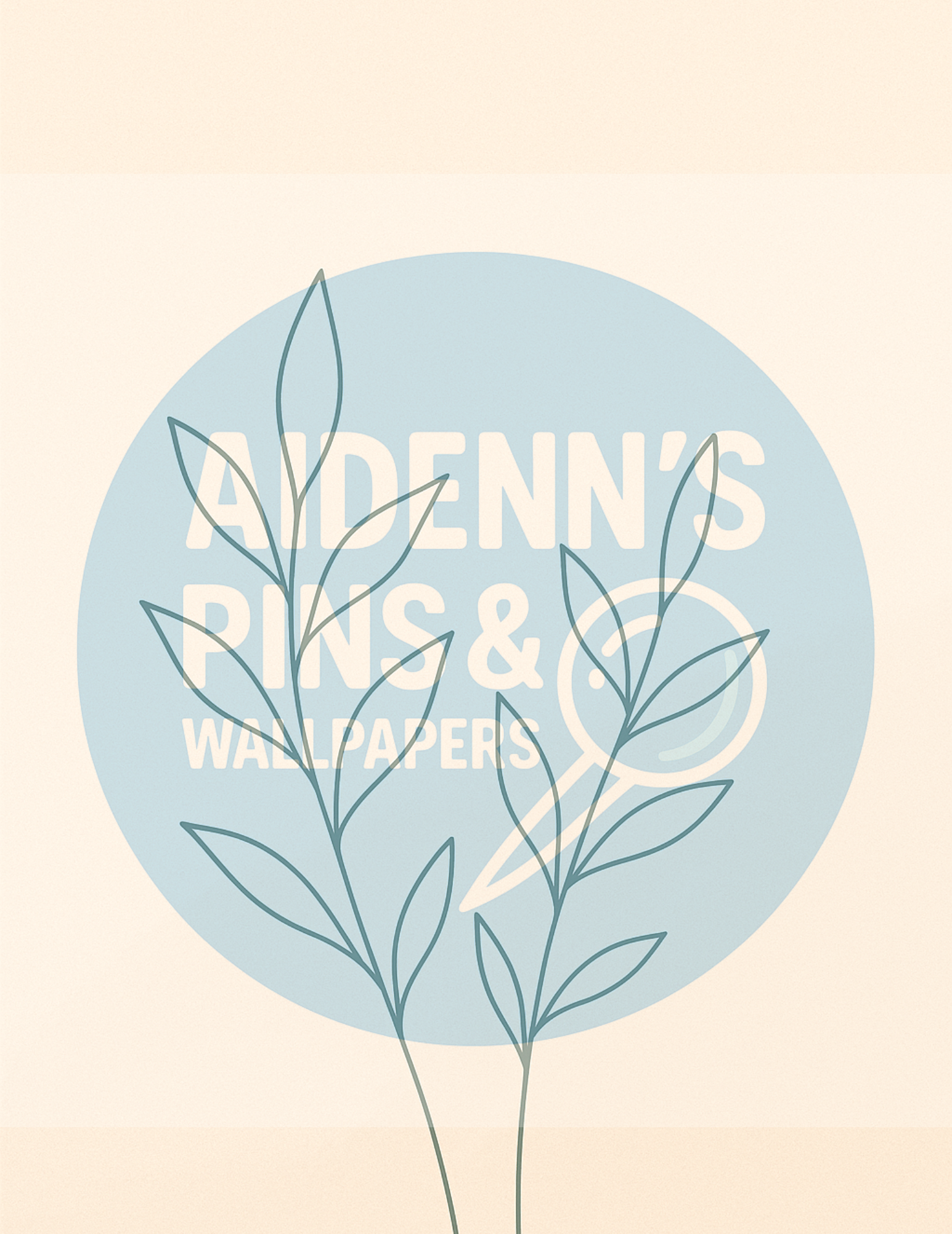 Aesthetic Botanical Wallpaper – Minimal Green iPhone Background